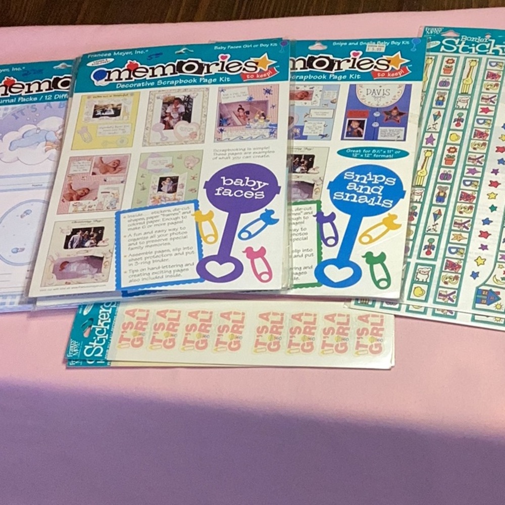 FINAL SALE PRICE Frances Meyer Scrapbooking Supplies Set of 9